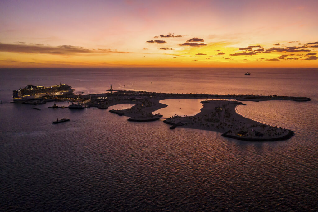 Ocean Cay Marine Reserve Sunset