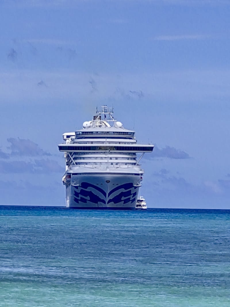Caribbean Princess at Princess Cays during a Caribbean cruise