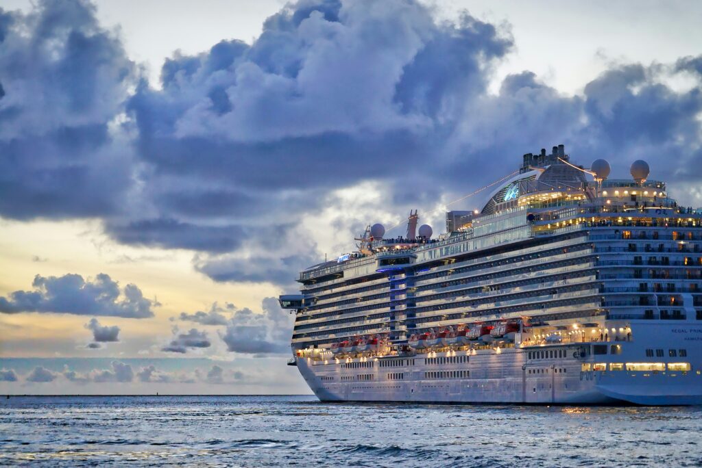 Regal Princess at St. Thomas in the Caribbean