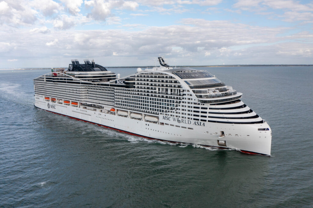 MSC World Asia completes final sea trials ahead of Mediterranean debut