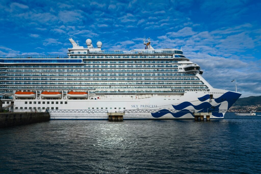 Princess Cruises Sanctuary Collection: Sky Princess cruise ship in Vigo, Spain