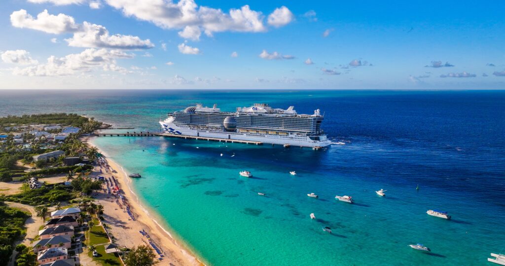 Star Princess sailing at sea after being recognized in the Condé Nast Traveler 2026 Readers’ Choice Awards