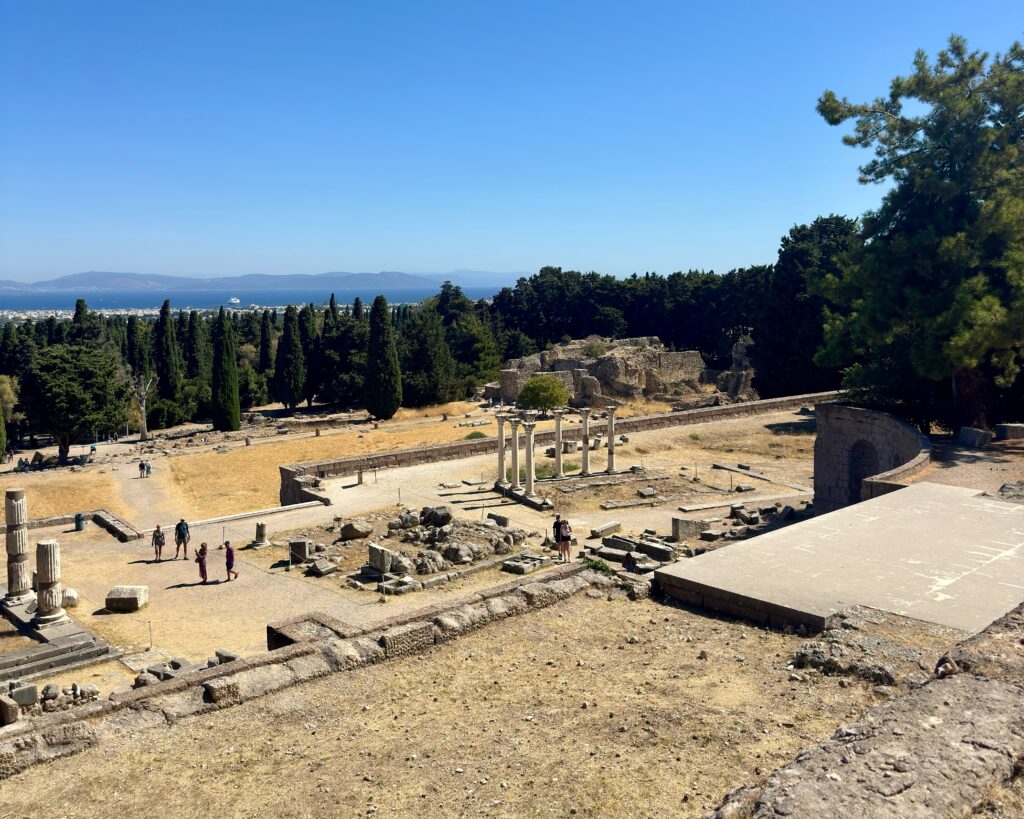 Asclepieion archaeological site in Kos Greece
