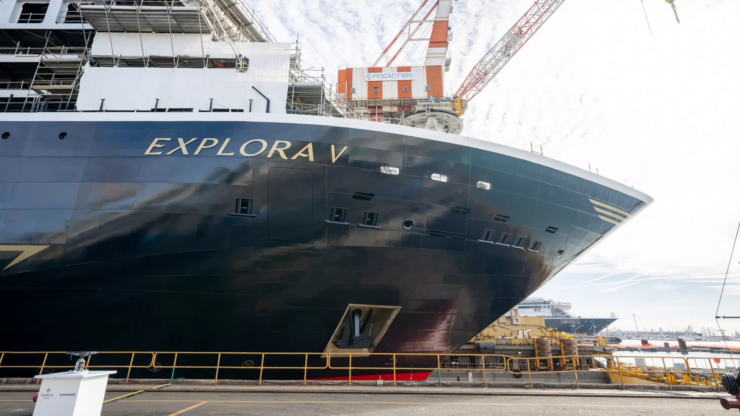 EXPLORA V Float Out: EXPLORA VI Reaches Fincantieri Milestone