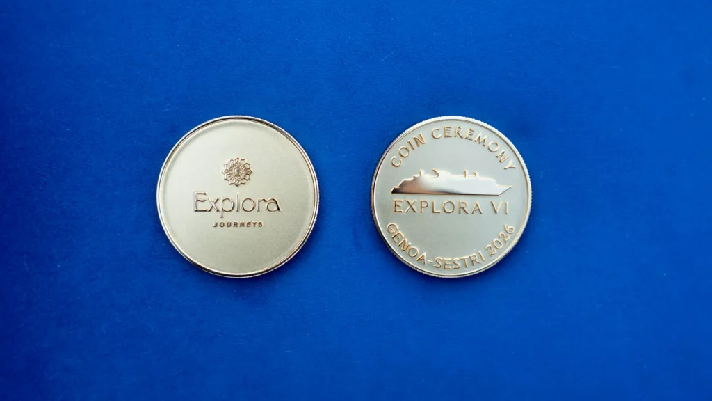 Commemorative coins for the EXPLORA VI coin ceremony in Genoa in 2026 | EXPLORA V float out